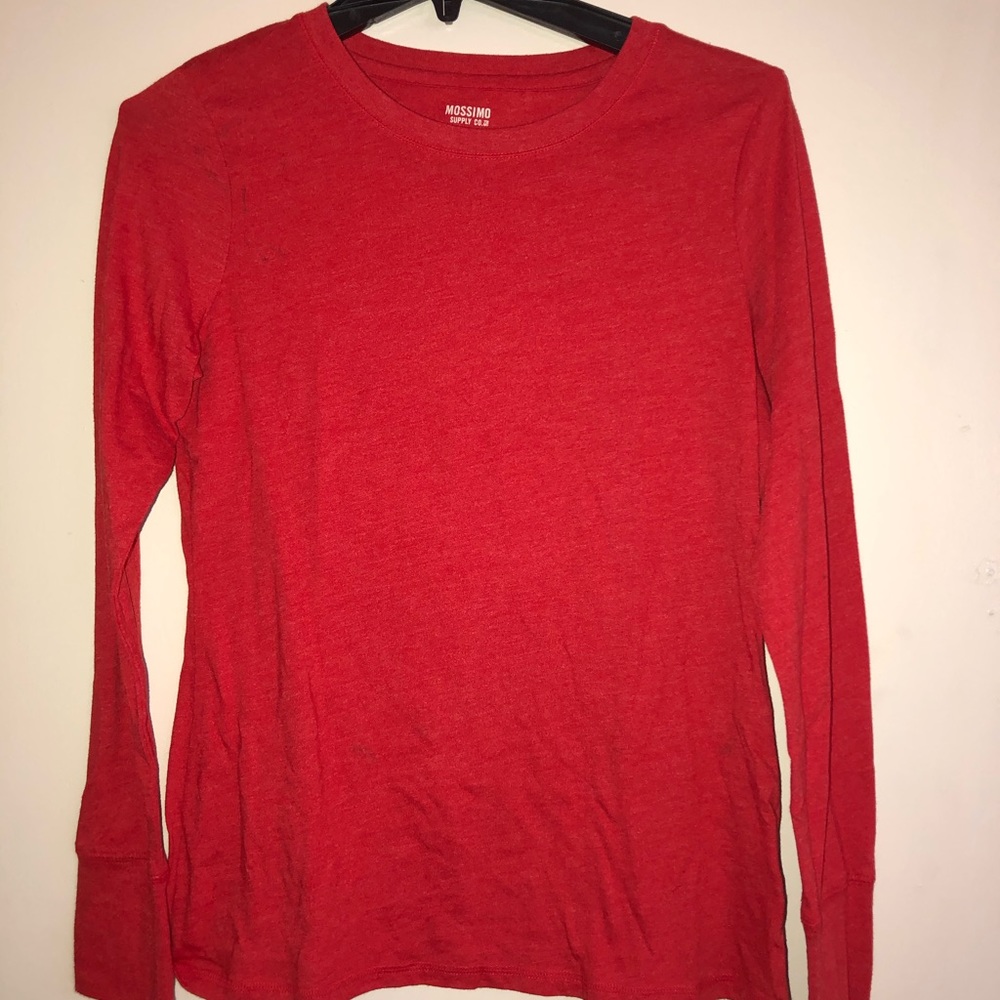 Mossimo Red long sleeve shirt